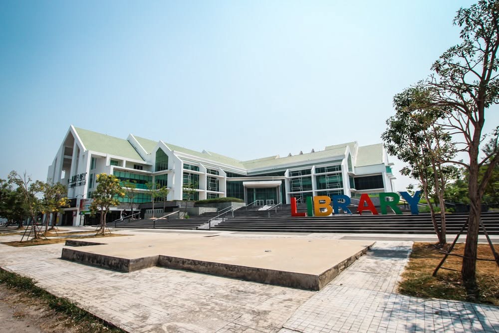 Green Library Slide 2